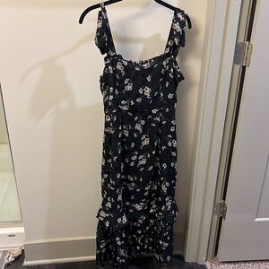 Lulu’s tie strap midi dress